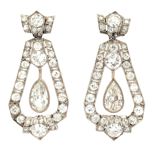 Diamond Earrings Lueur Jewelry
