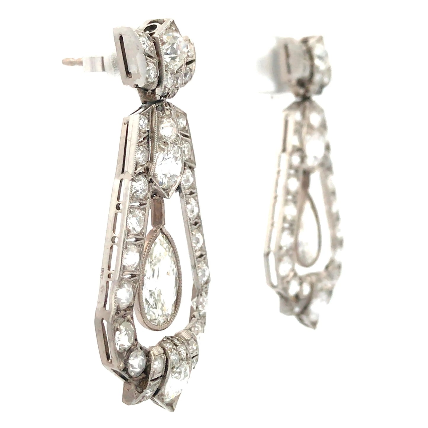 Diamond Earrings Lueur Jewelry