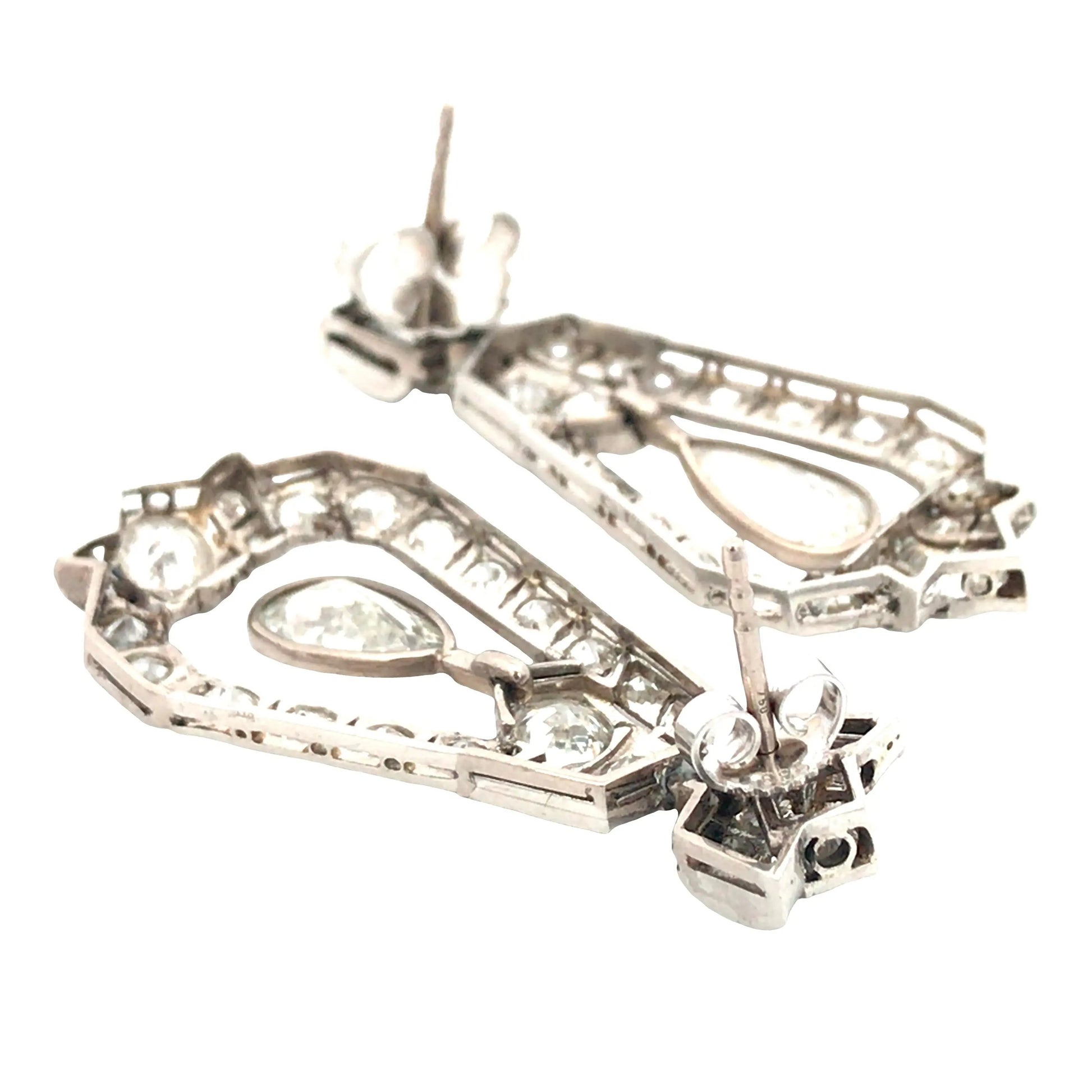 Diamond Earrings Lueur Jewelry