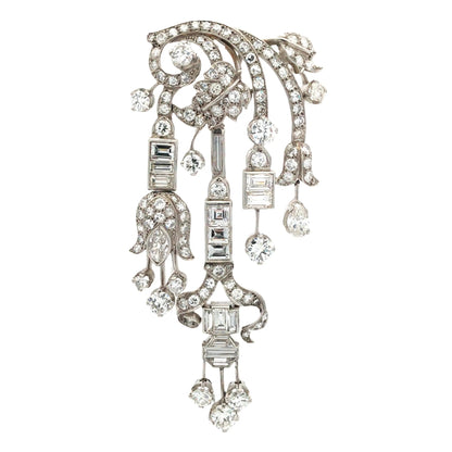 Diamond Brooch Lueur Jewelry