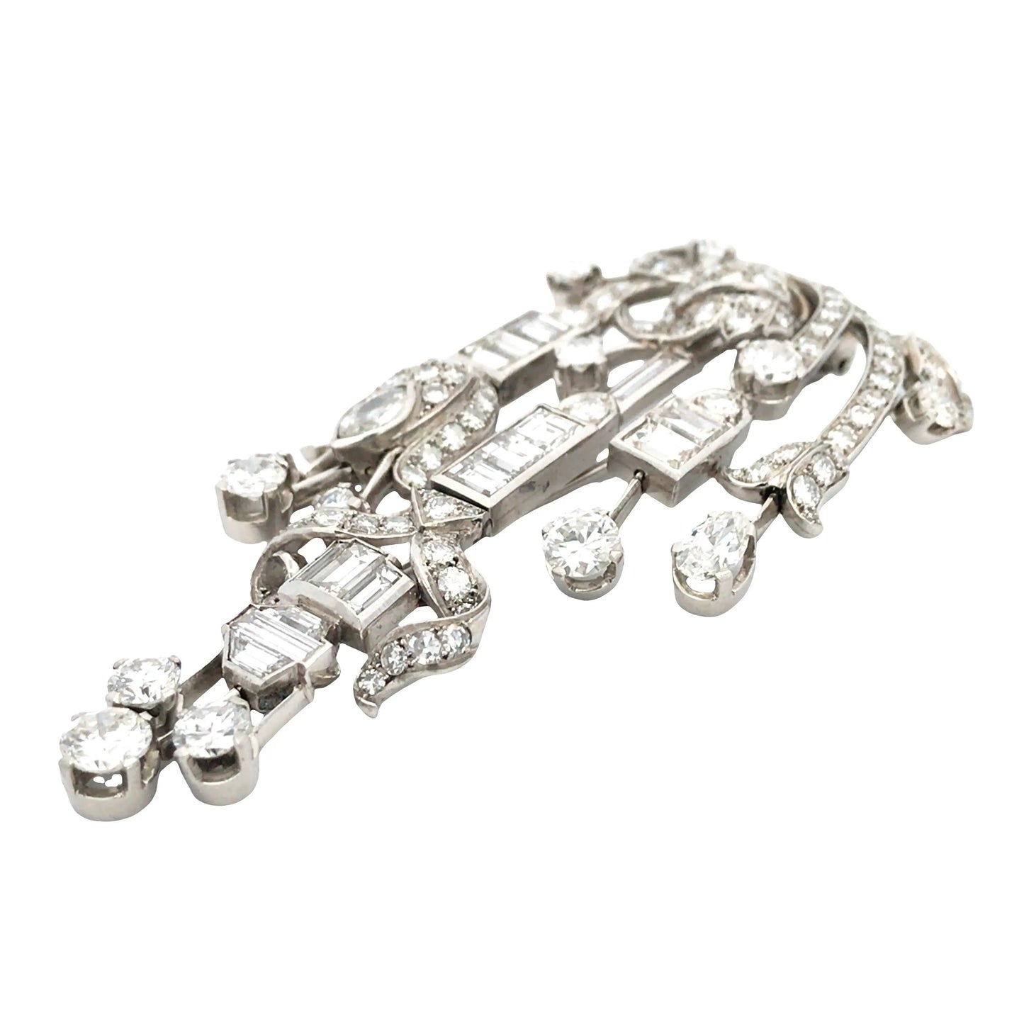 Diamond Brooch Lueur Jewelry