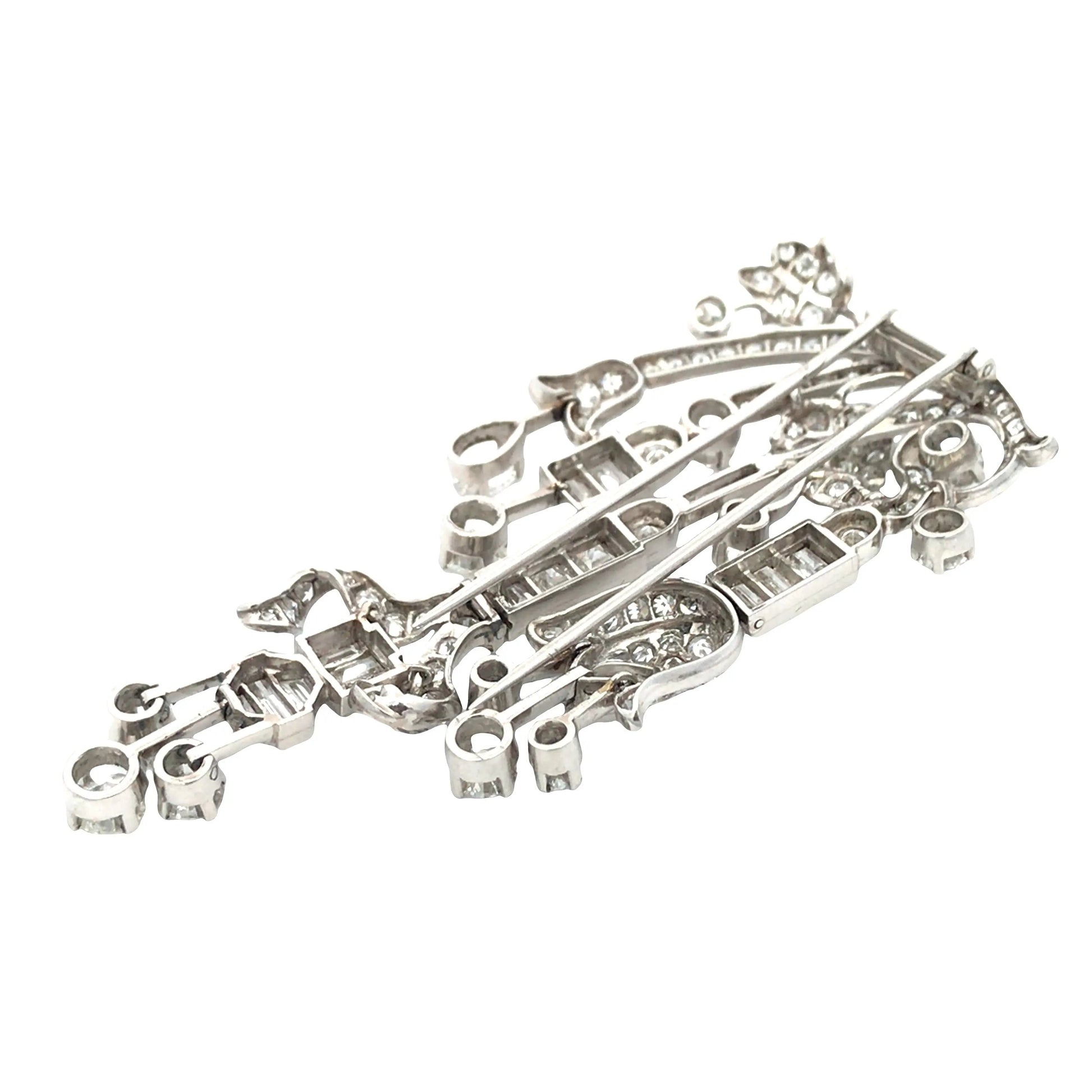 Diamond Brooch Lueur Jewelry