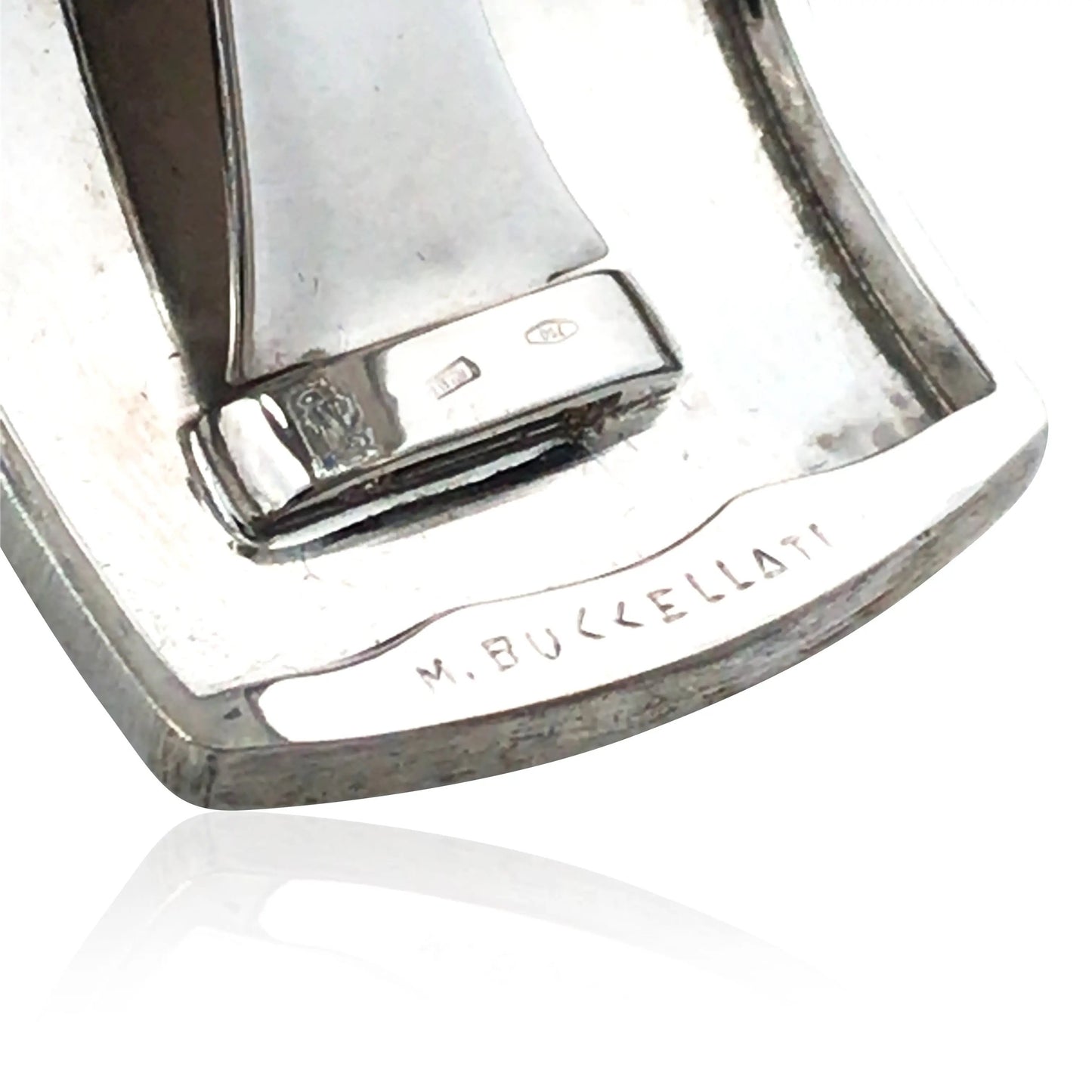 Buccellati, 18K Gold Sapphire Diamond Bangle Buccellati