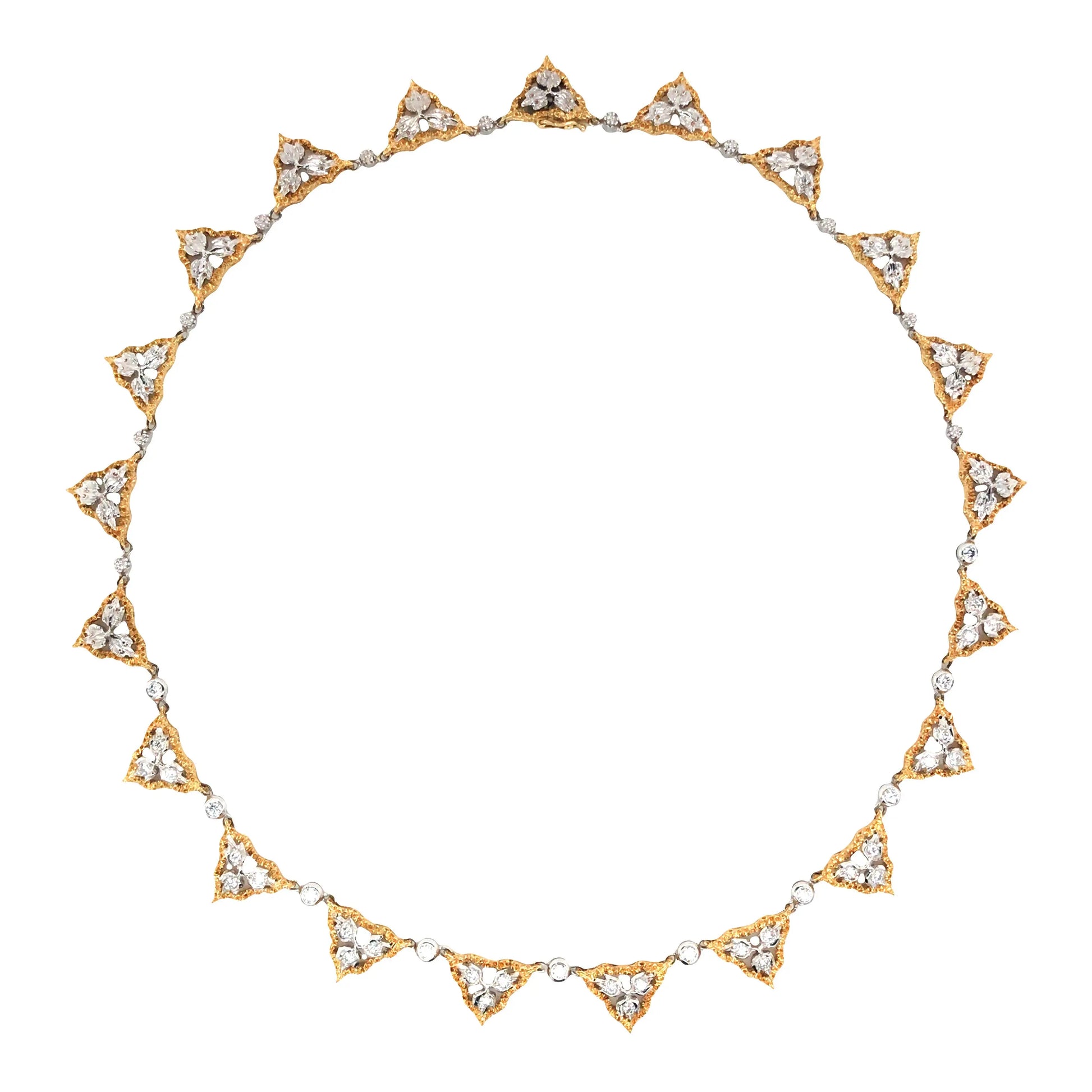 Buccellati, 18K Gold Diamond Necklace Buccellati