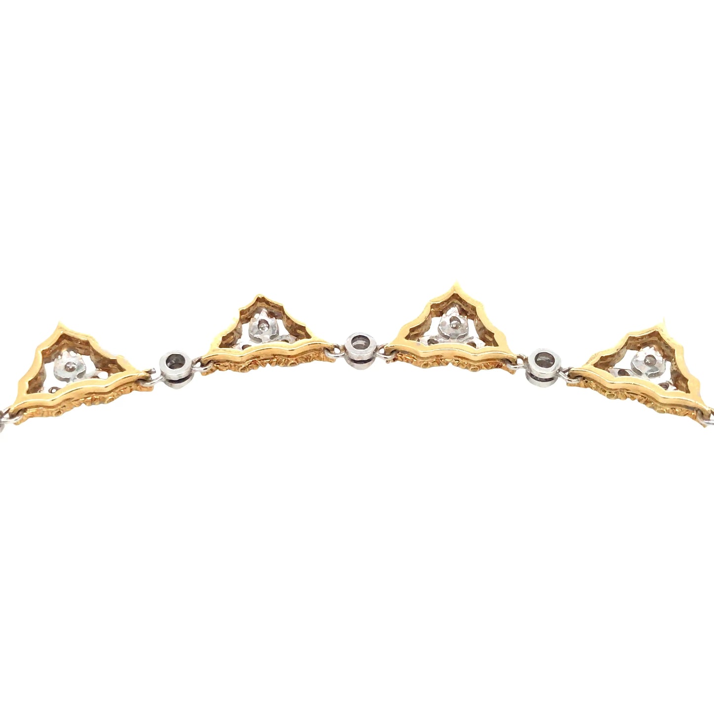 Buccellati, 18K Gold Diamond Necklace Buccellati