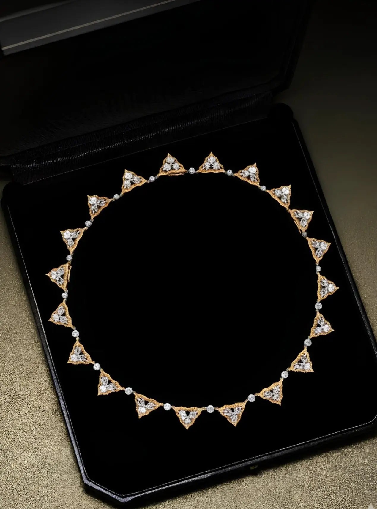 Buccellati, 18K Gold Diamond Necklace Buccellati