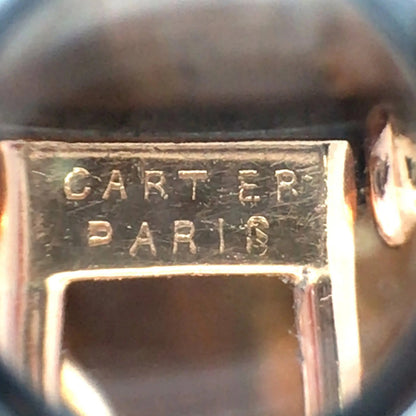 Cartier, 18K Gold Tigerite Enamel Duck Brooch Cartier