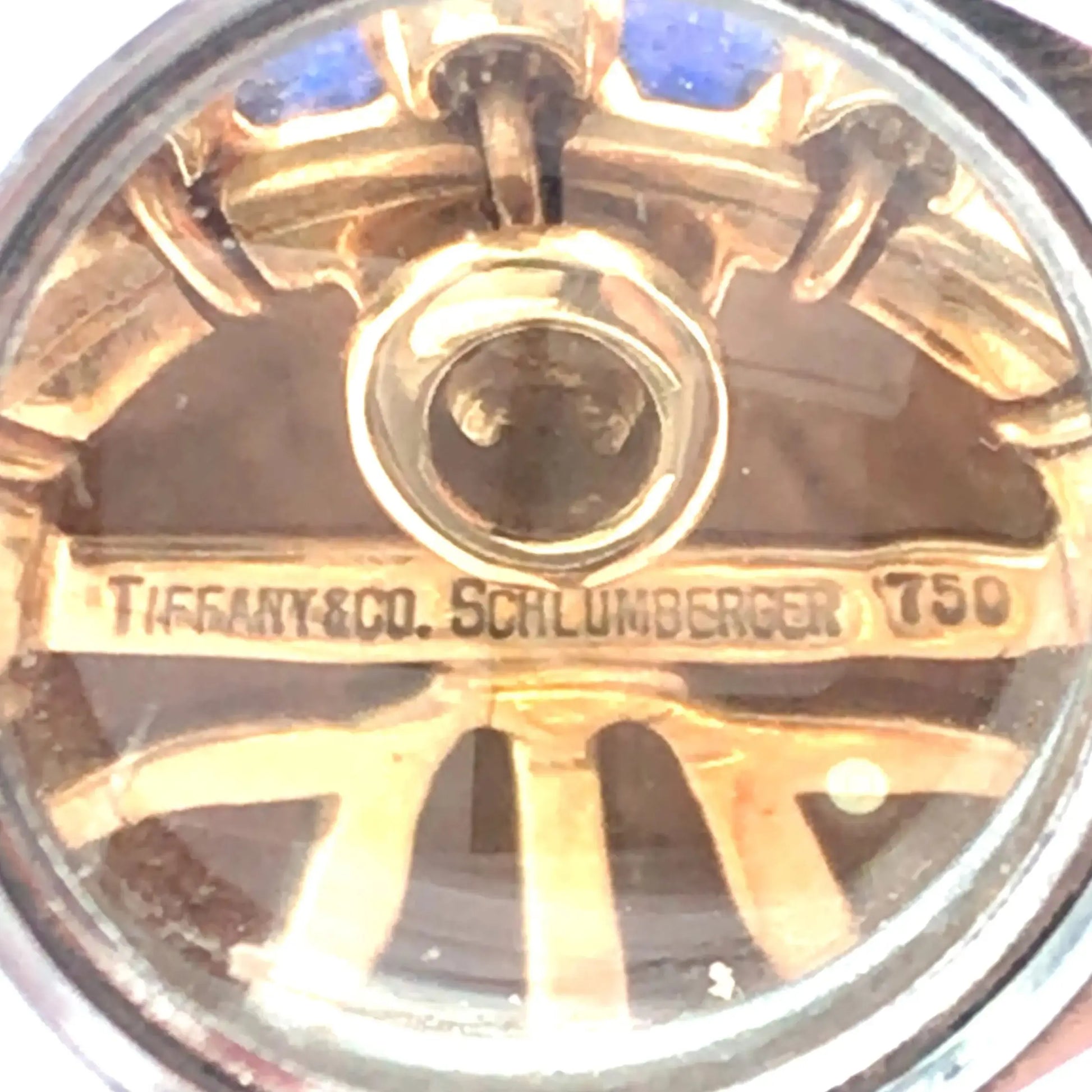 Tiffany Schlumberger, 18K Gold Enamel Umbrella Earclips Tiffany