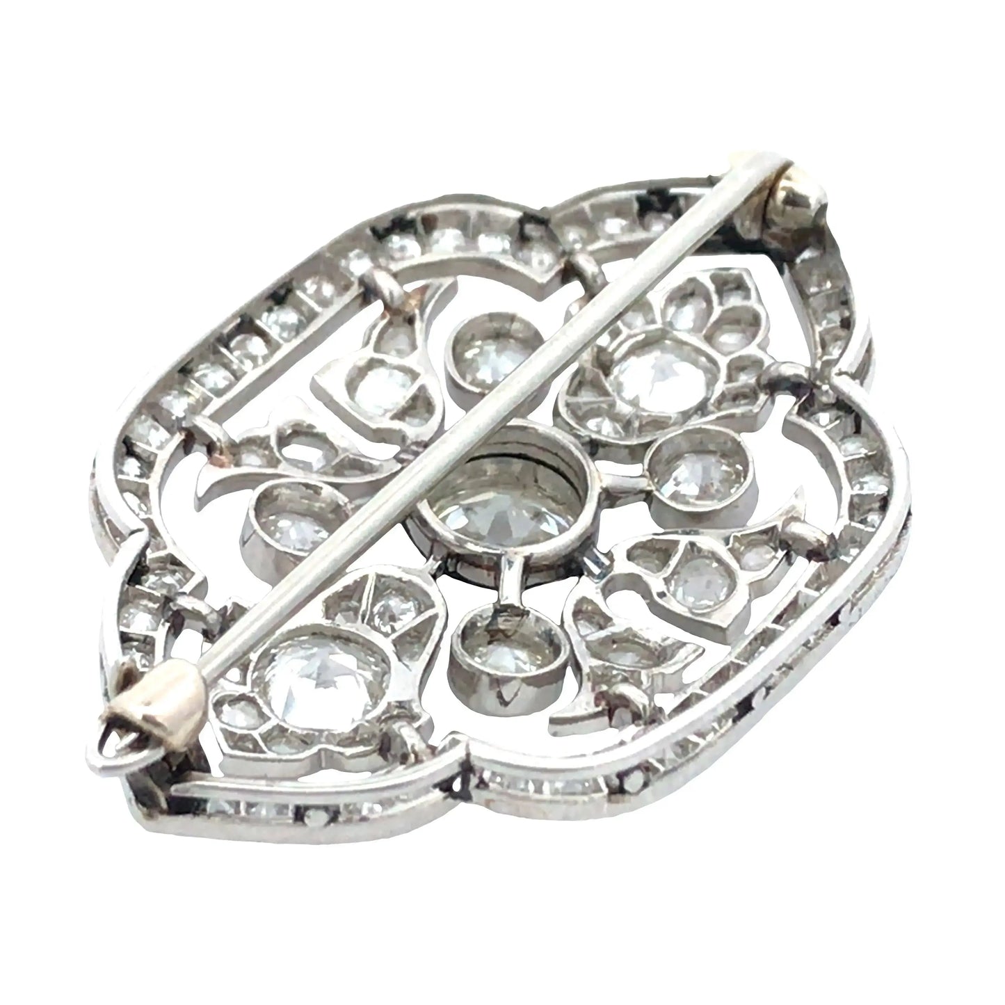 Cartier, Belle Epoque Platinum Diamond Brooch Cartier