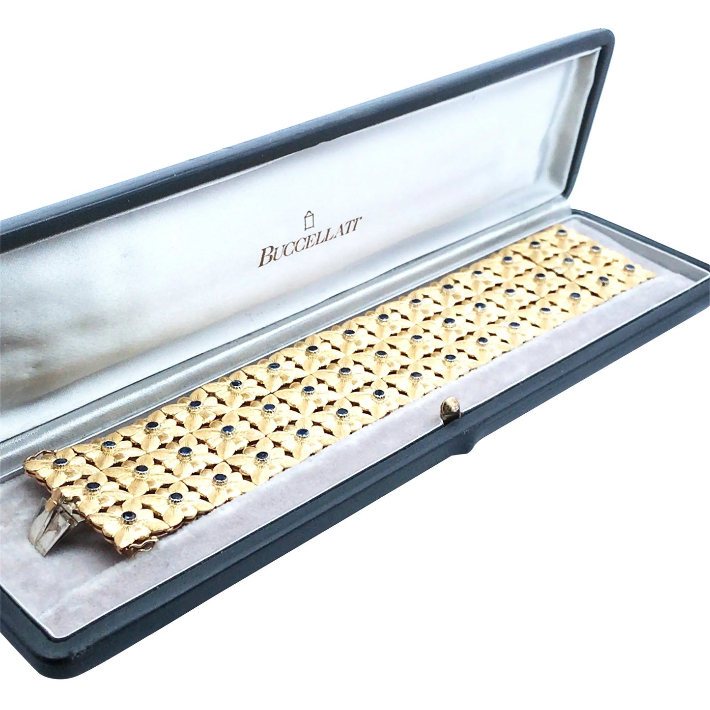 Buccellati, 18K Gold Sapphire Bracelet Buccellati