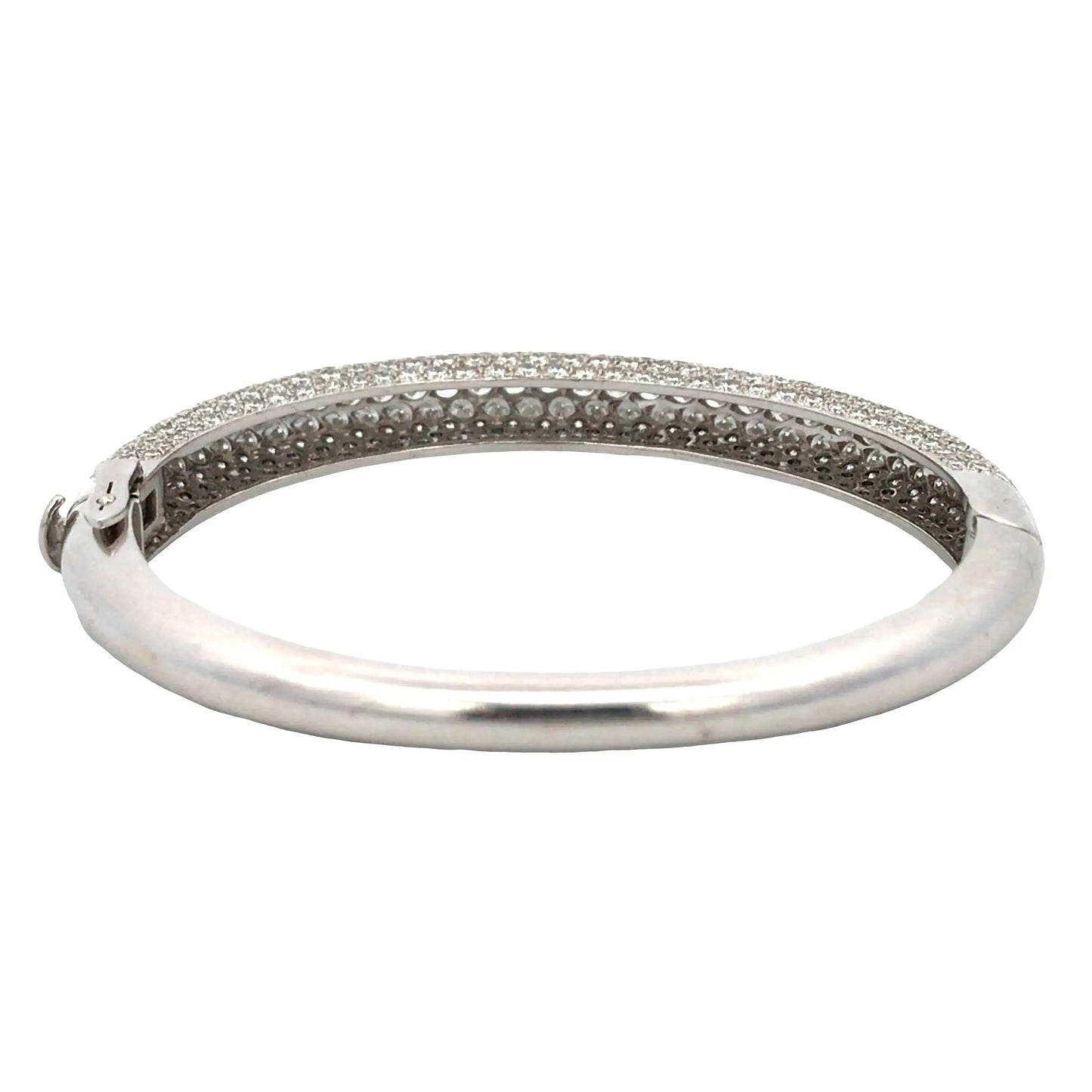 Van Cleef & Arpels, 18K Gold Diamond Bangle VCA
