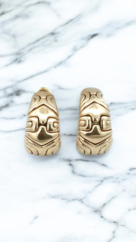 Bvlgari, 18K Gold Earrings