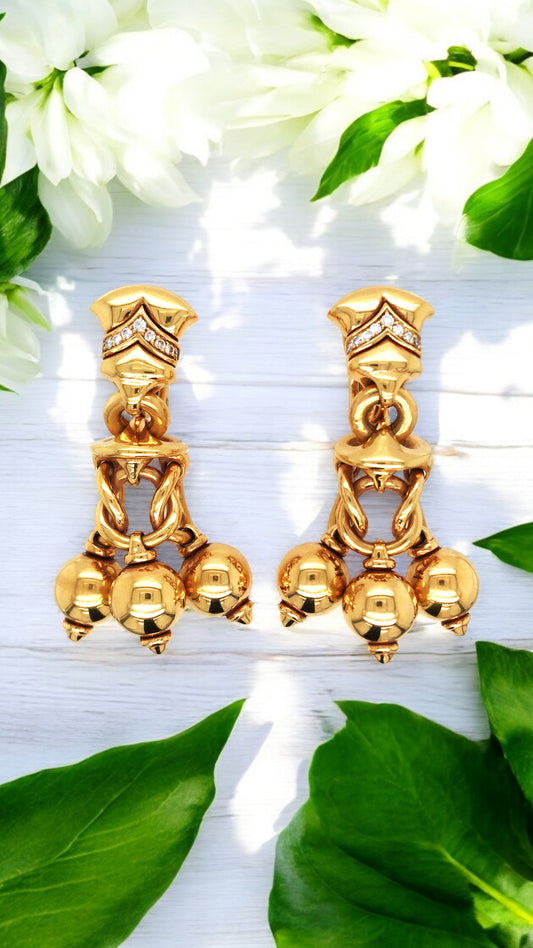 Bvlgari, 18K Gold Earrings