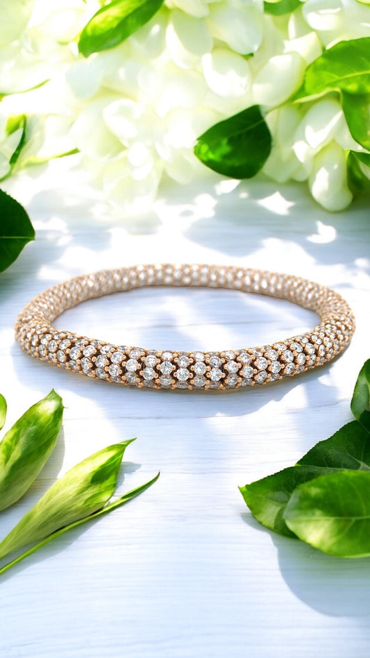 18K Gold Diamond Bracelet