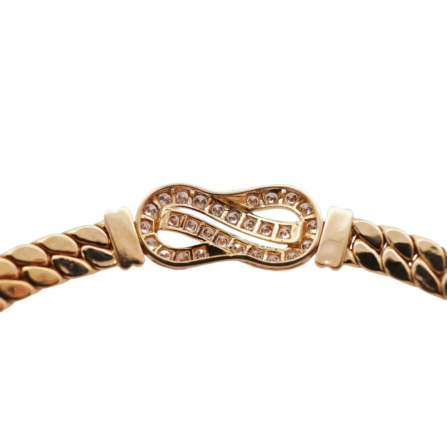 Van Cleef & Arpels, 18K Gold Diamond Necklace VCA