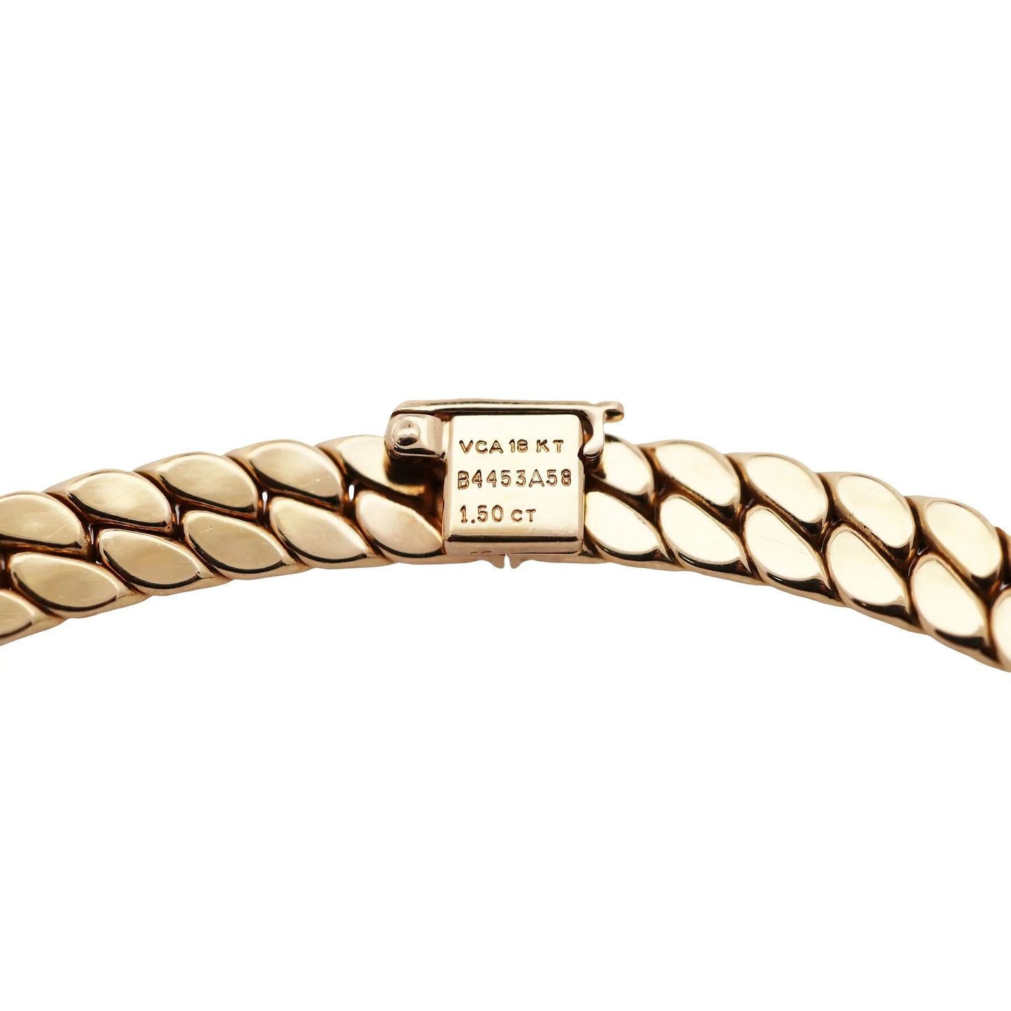 Van Cleef & Arpels, 18K Gold Diamond Necklace VCA