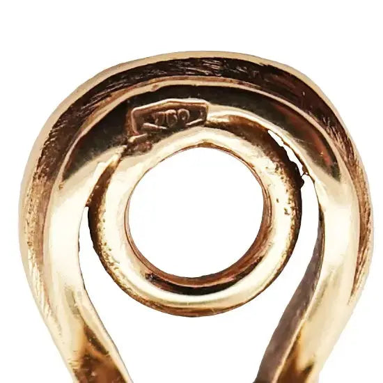 18K Gold Diamond Hoop Earrings Lueur Jewelry