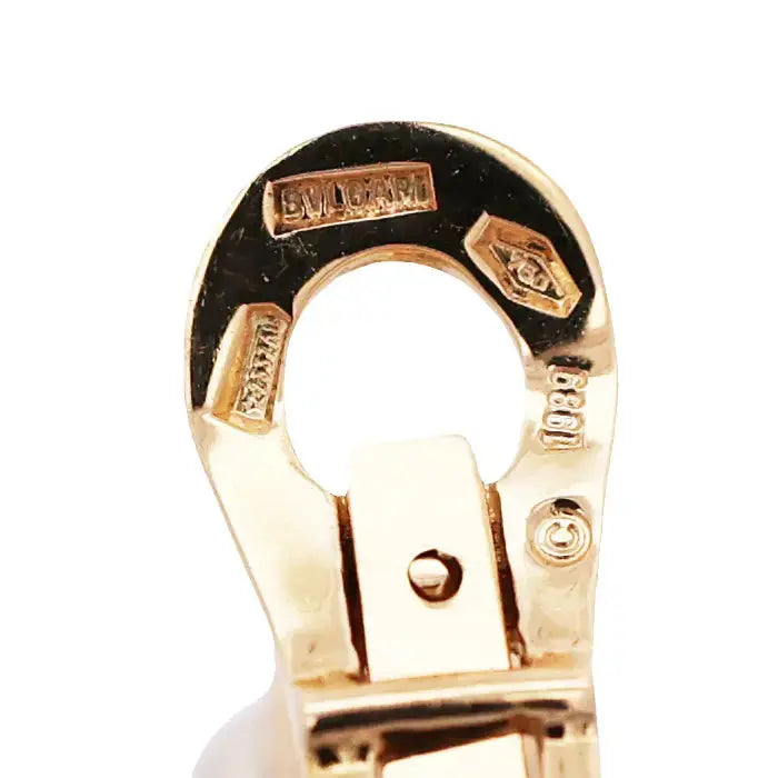Bvlgari, 18K Tri-color Gold Earrings Bvlgari