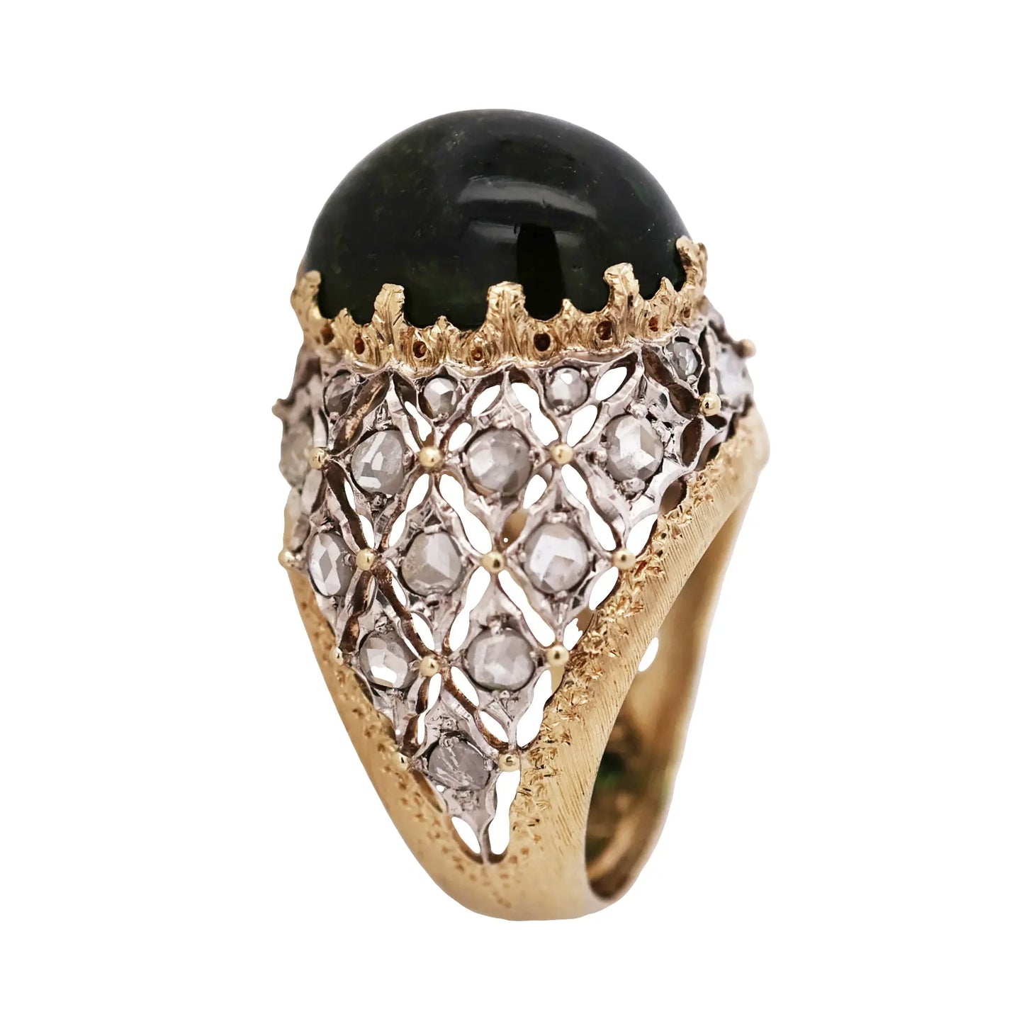 Buccellati, 18K Gold Gemstone Diamond Ring Buccellati