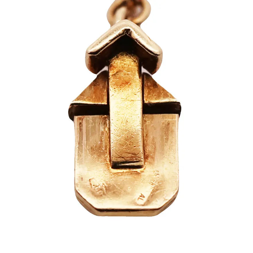 18K Gold Lapis Lazuli Diamond Necklace Lueur Jewelry