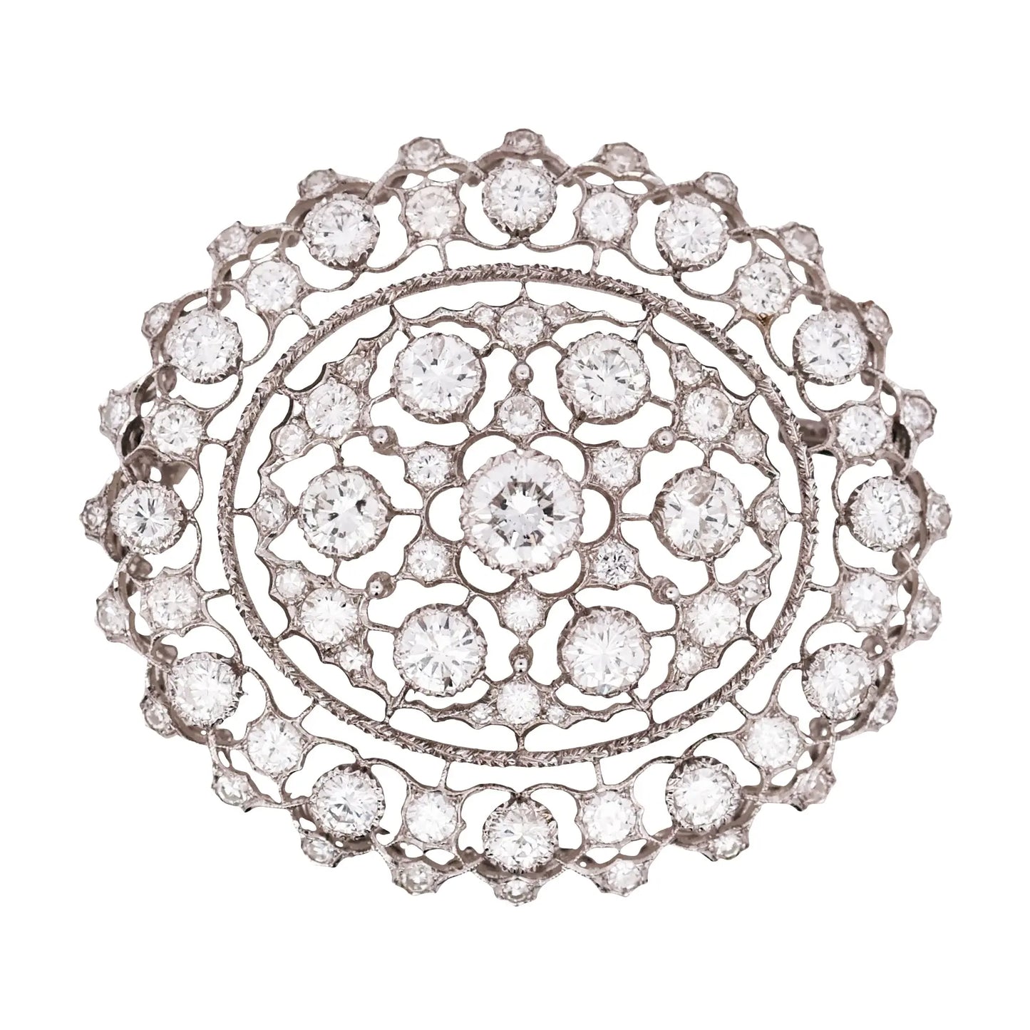 Buccellati, 18K Gold Diamond Brooch Buccellati