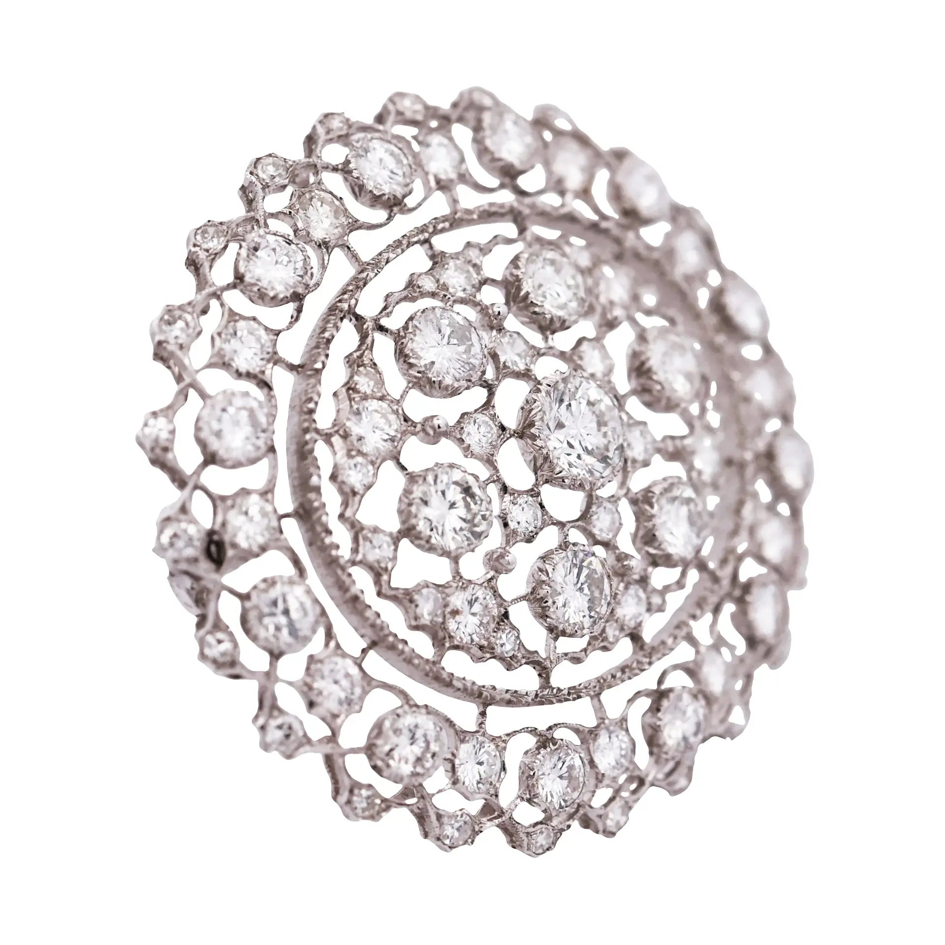 Buccellati, 18K Gold Diamond Brooch Buccellati