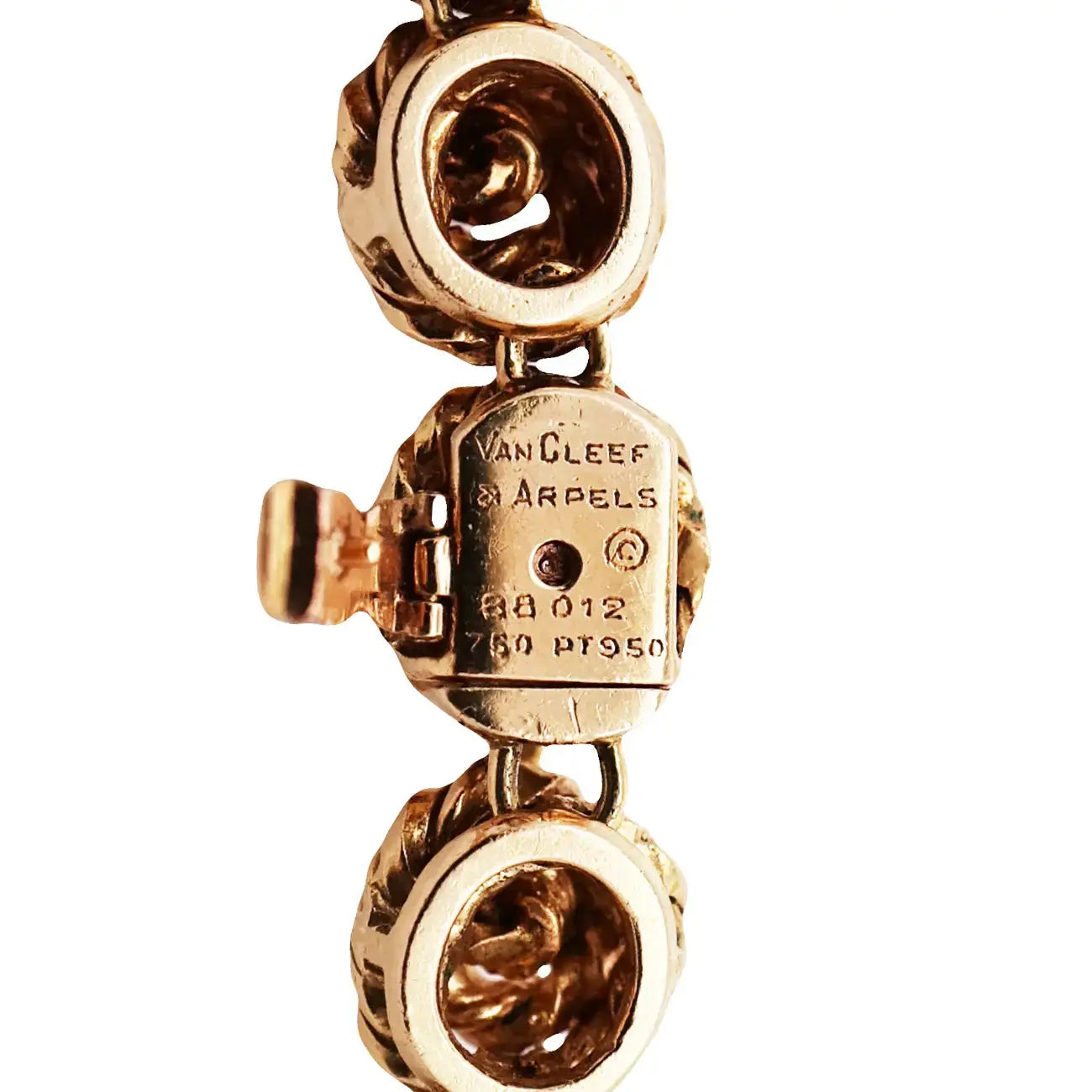 Van Cleef & Arpels, 18K Gold Turquoise Diamond Necklace VCA