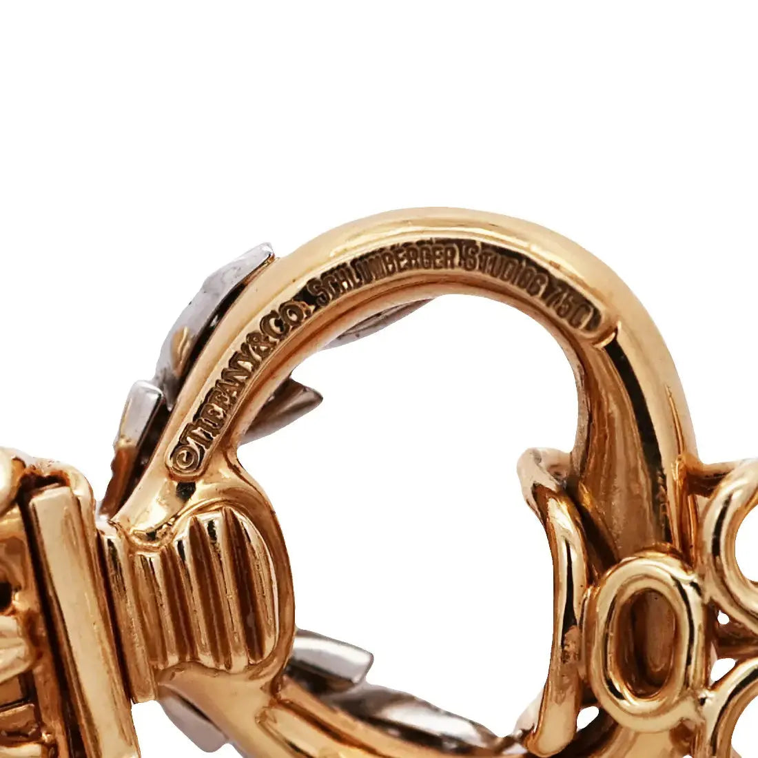 Tiffany Schlumberger, 18K Gold Diamond Bracelet Tiffany