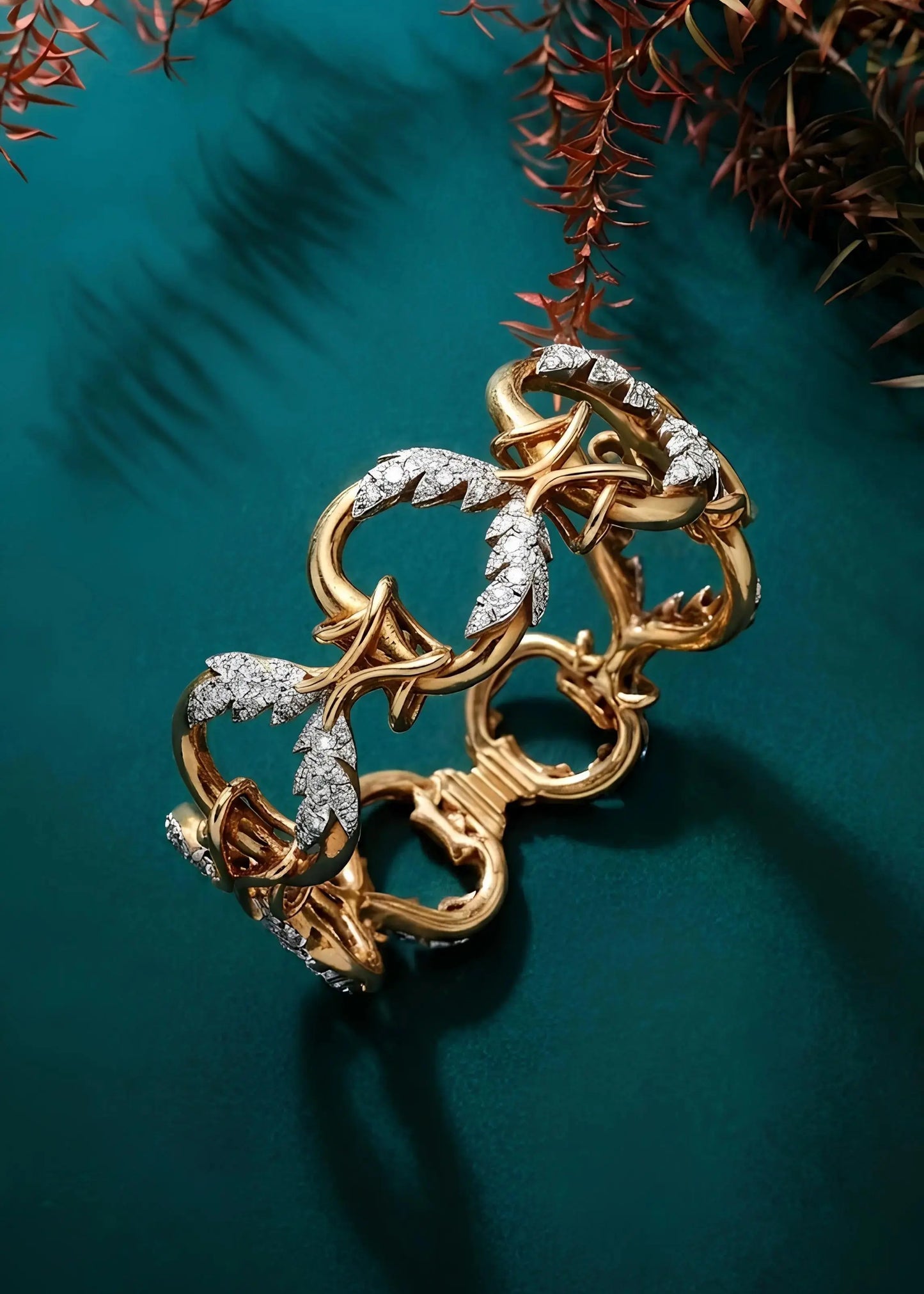 Tiffany Schlumberger, 18K Gold Diamond Bracelet Tiffany