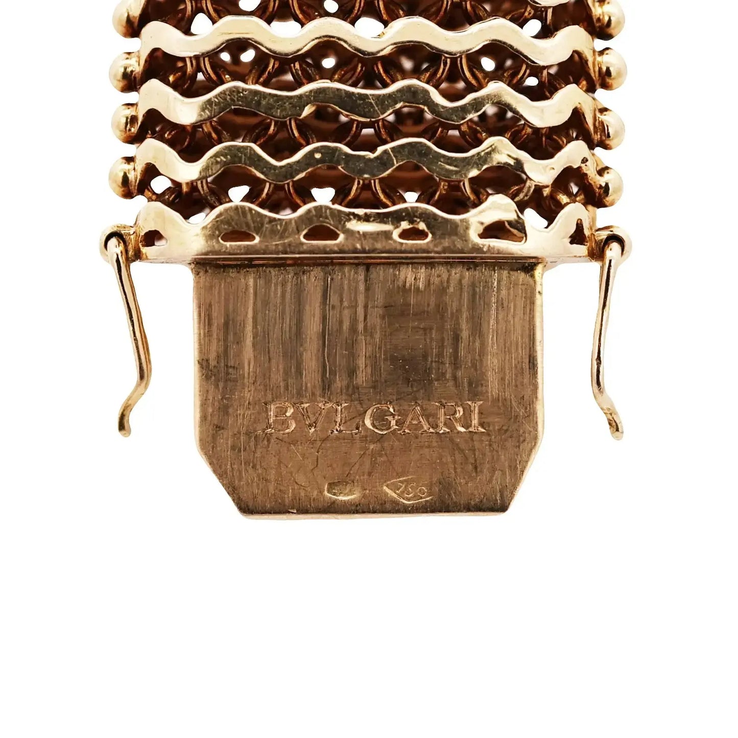 Bvlgari, 18K Gold Gemstone Diamond Bracelet Bvlgari