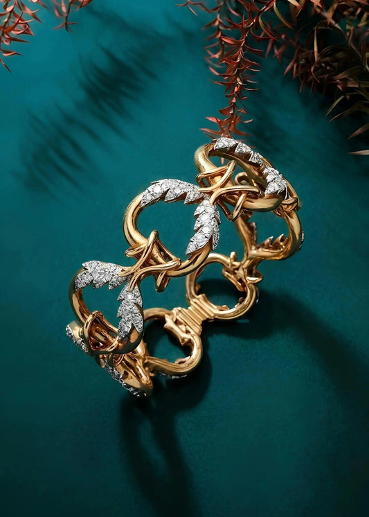 Tiffany Schlumberger, 18K Gold Diamond Bracelet