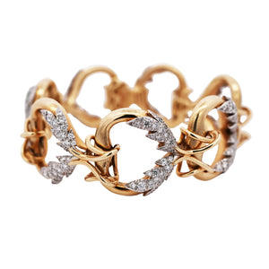 Tiffany Schlumberger, 18K Gold Diamond Bracelet