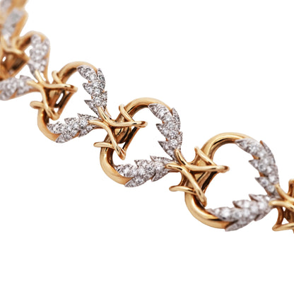 Tiffany Schlumberger, 18K Gold Diamond Bracelet