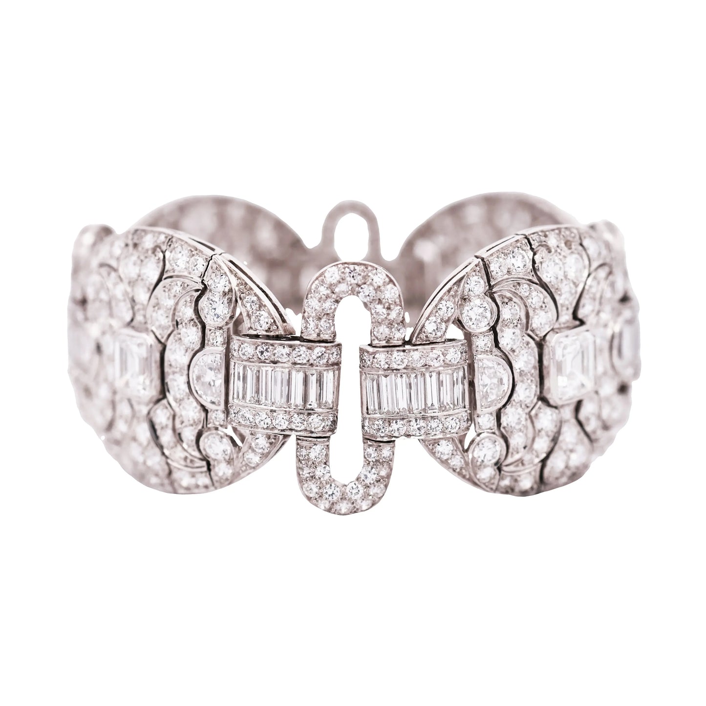 Platinum Diamond Bracelet Lueur Jewelry