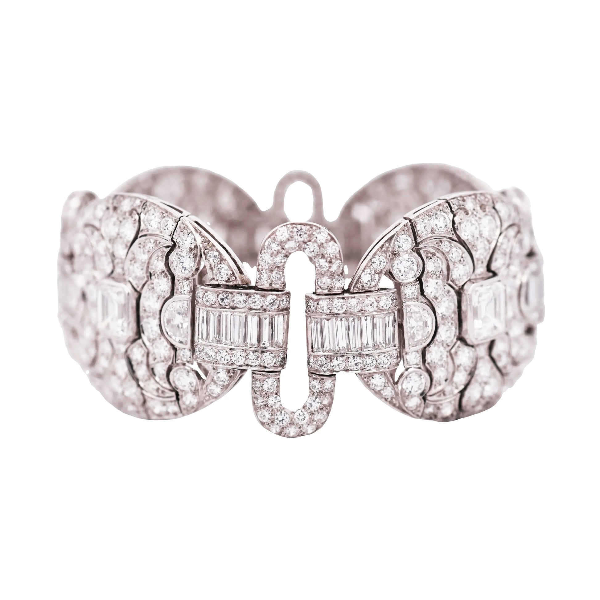 Platinum Diamond Bracelet Lueur Jewelry