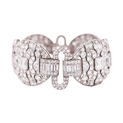 Platinum Diamond Bracelet Lueur Jewelry