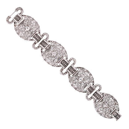 Platinum Diamond Bracelet Lueur Jewelry