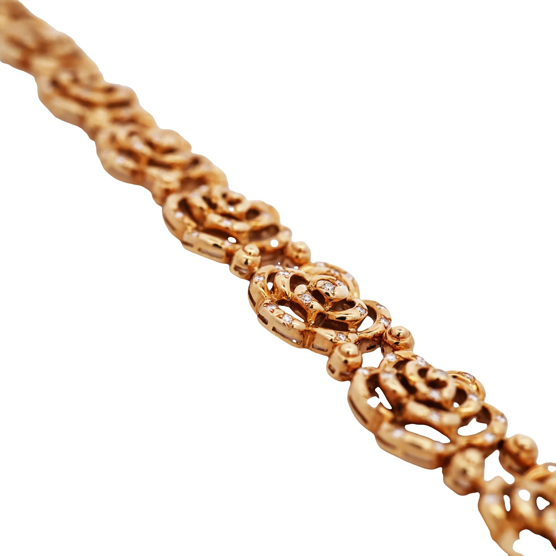 Van Cleef & Arpels, 18K Gold Diamond Bracelet VCA