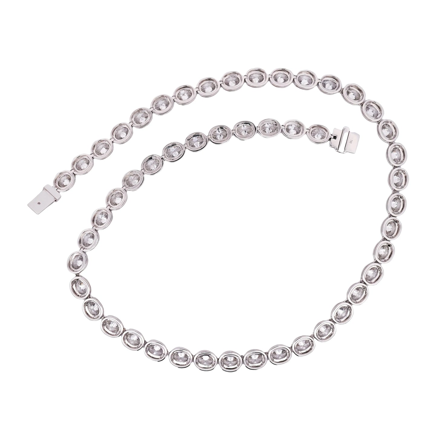 18K Gold Diamond Necklace Lueur Jewelry
