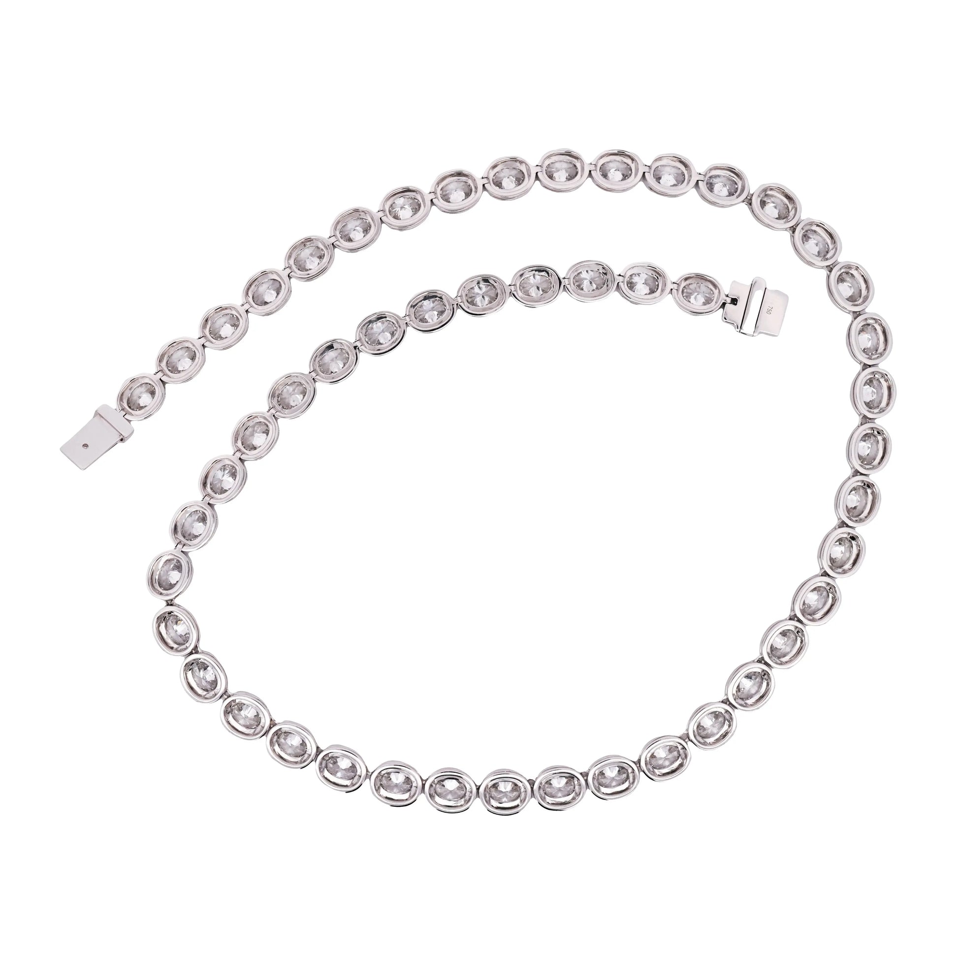 18K Gold Diamond Necklace Lueur Jewelry