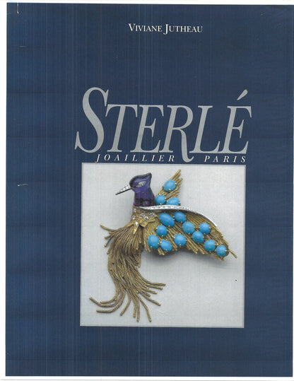 Sterle, Platinum 18K Gold Yellow Diamond Diamond Feather Brooch Sterle