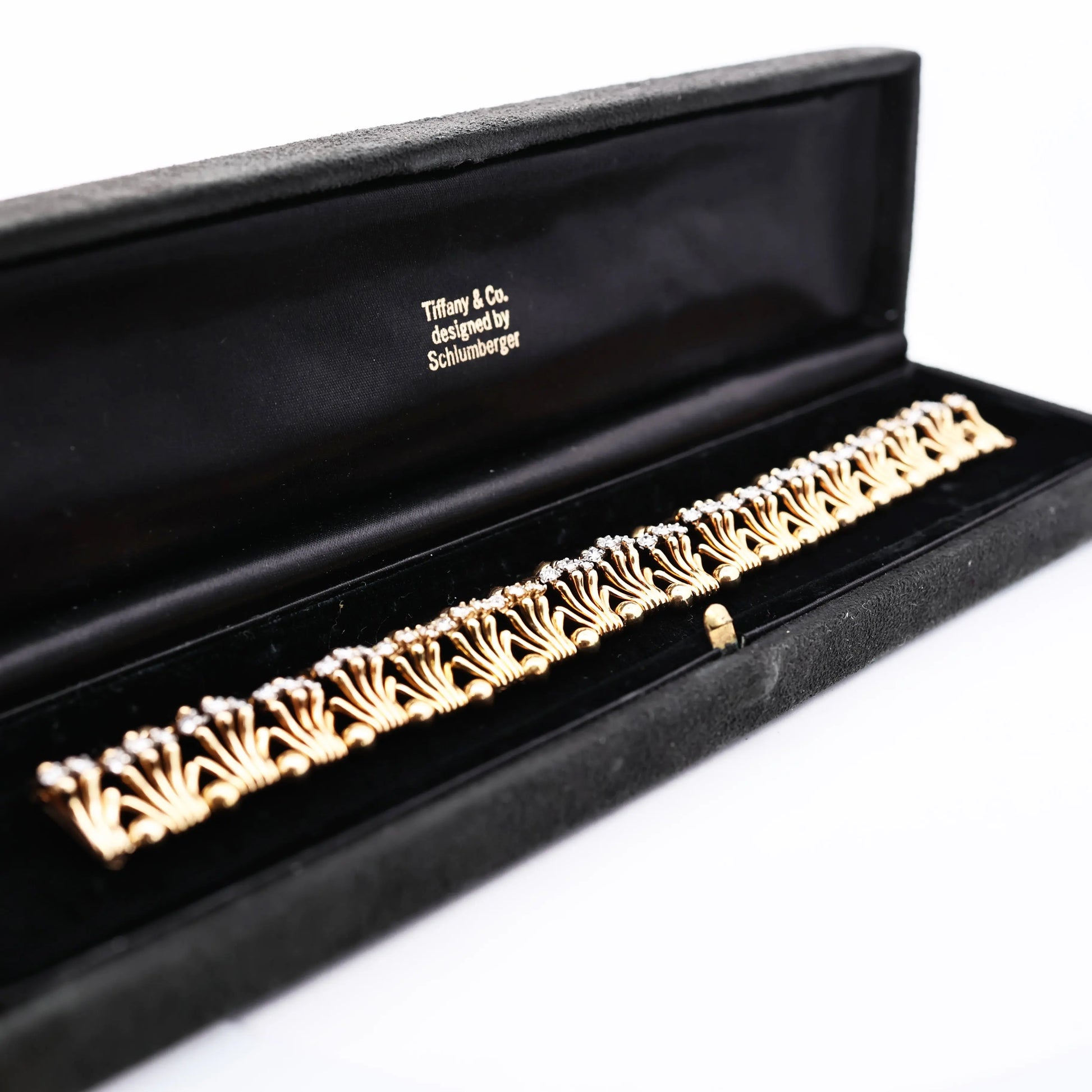 Tiffany Schlumberger, 18K Gold Diamond Bracelet Tiffany