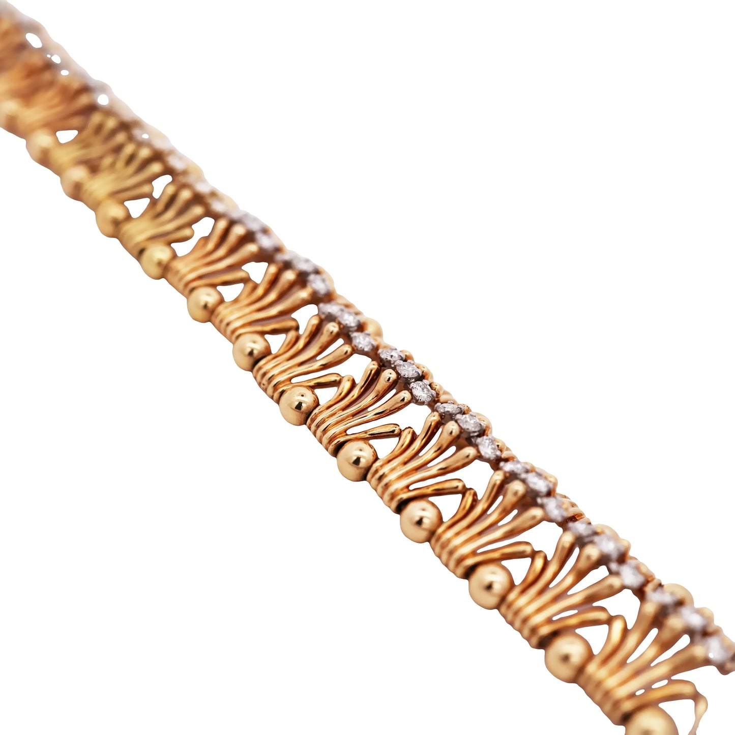 Tiffany Schlumberger, 18K Gold Diamond Bracelet Tiffany