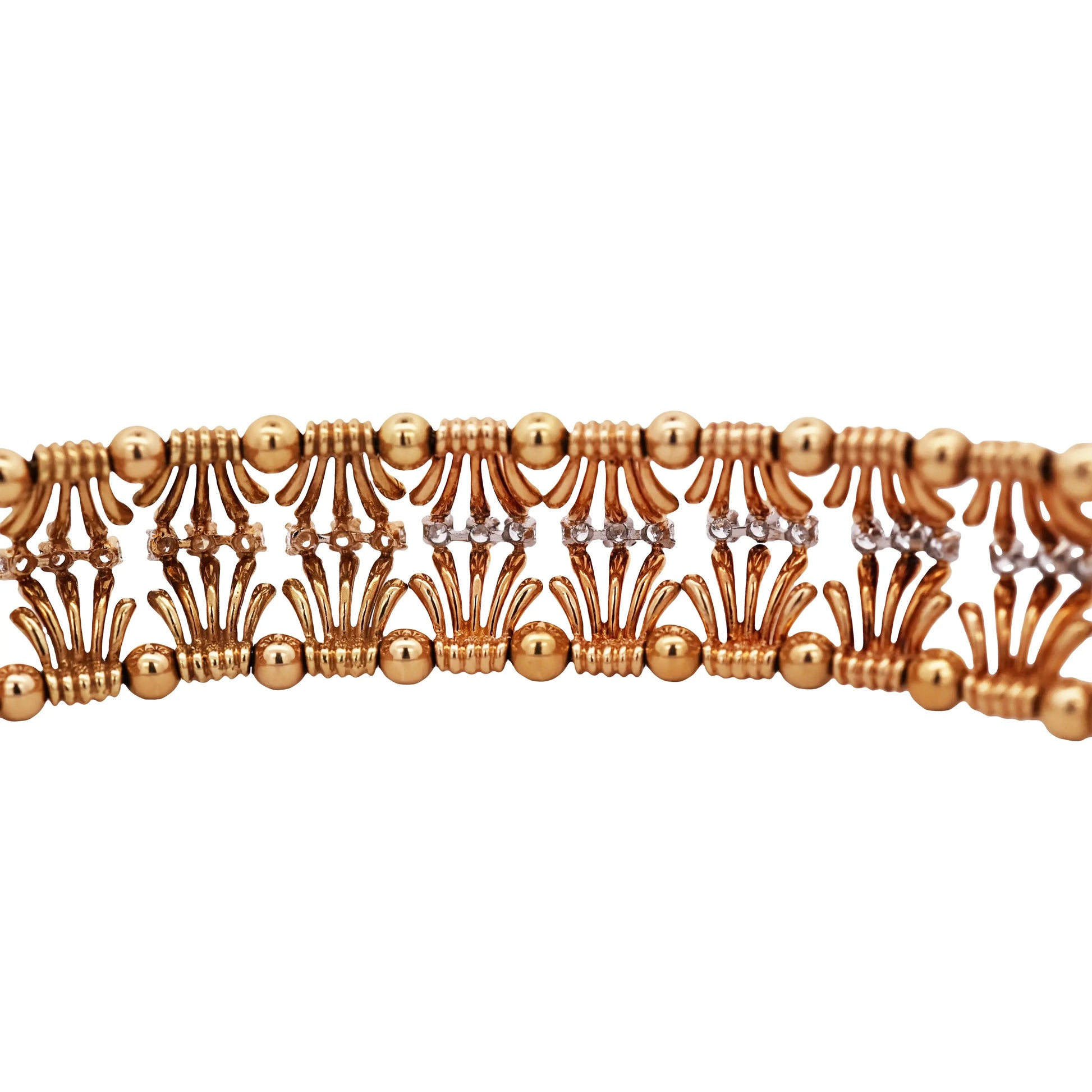 Tiffany Schlumberger, 18K Gold Diamond Bracelet Tiffany