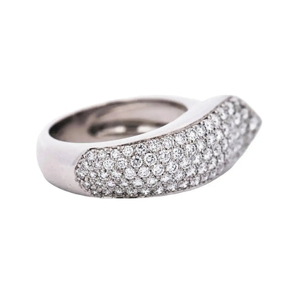 Cartier, 18K Gold Diamond Ring, Certificate Cartier