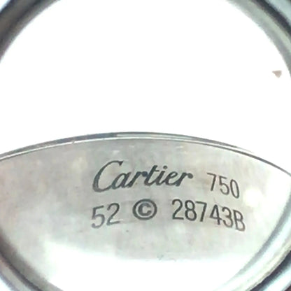 Cartier, 18K Gold Diamond Ring, Certificate Cartier