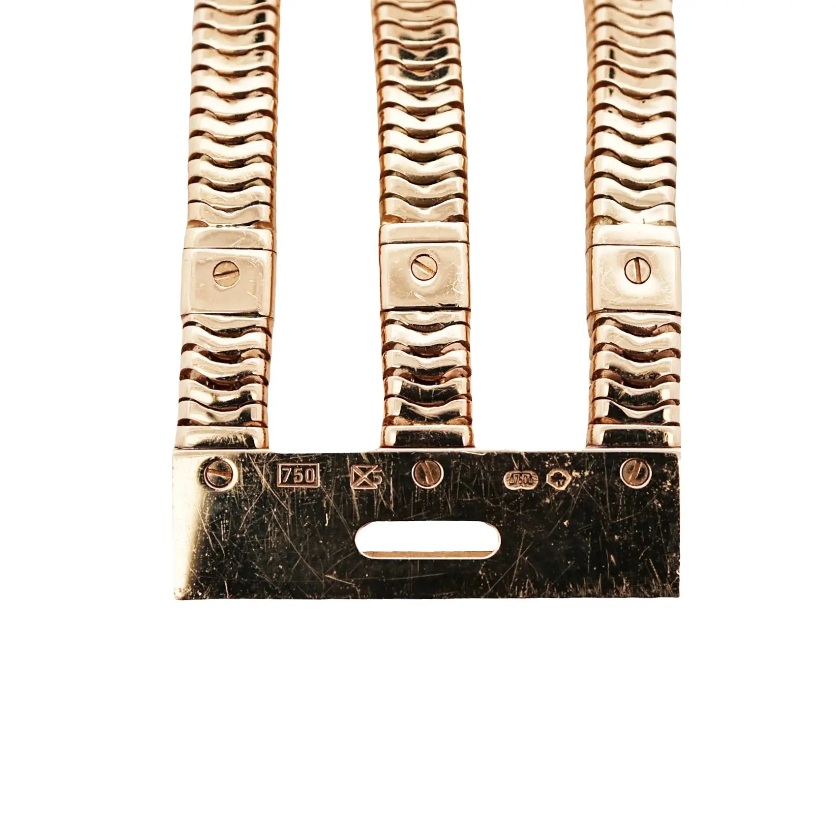 Van Cleef & Arpels, 18K Gold Diamond Watch VCA