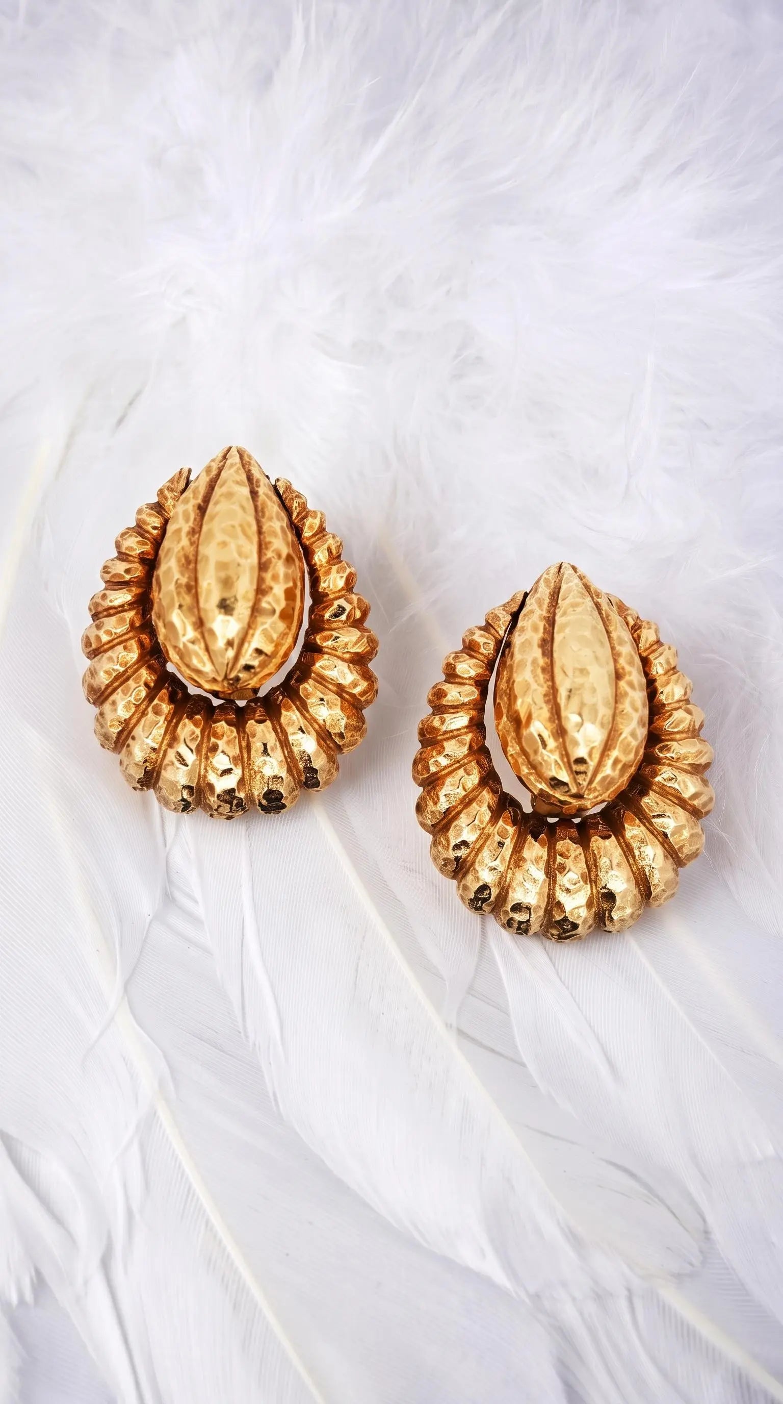 Tiffany, 18K Gold Door Knocker Earrings