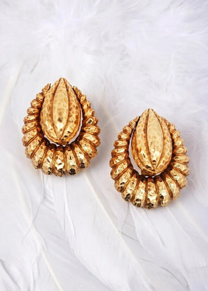 Tiffany, 18K Gold Door Knocker Earrings