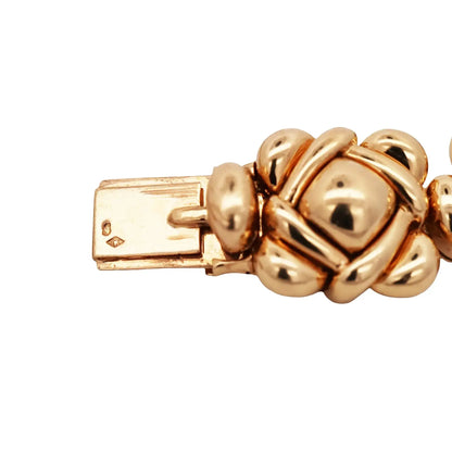 Van Cleef & Arpels, 18K Gold Gemstone Diamond Necklace VCA